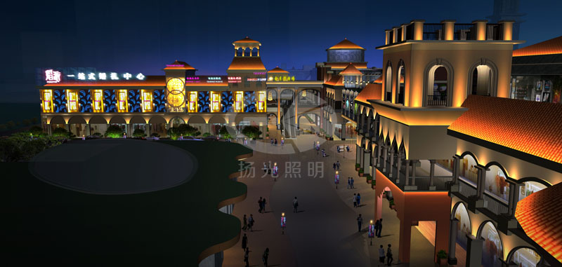 商業(yè)街夜景照(zhào)明設計 商業街夜景照明設計