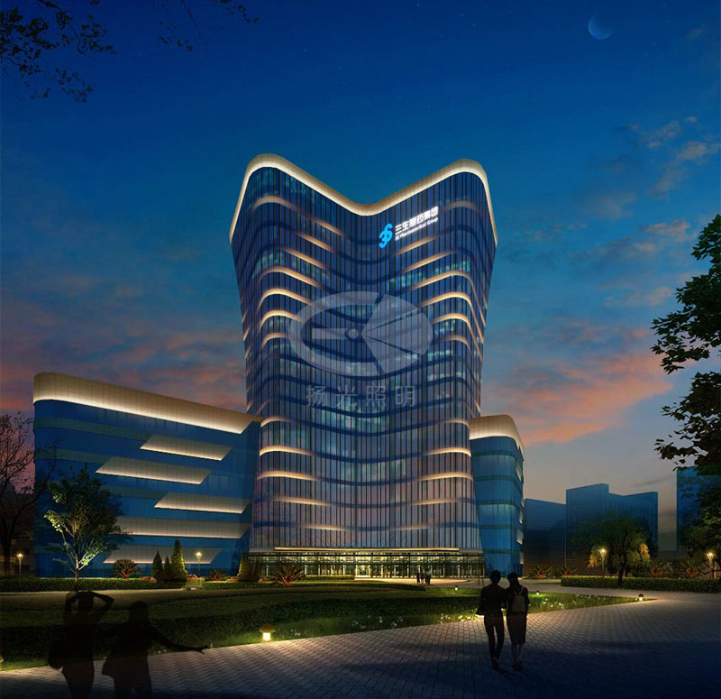 建築（zhù）夜景燈光設計效果圖一