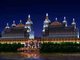 雲（yún）南湄公河人家酒店夜景照明設計