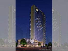 東莞粵（yuè）豐大廈夜景（jǐng）照明設計（jì）