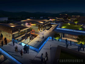 四川遂寧鷺棲湖夜景照明（míng）